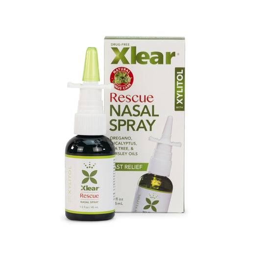 Rescue Natural Saline Nasal Spray with Essential Oils 45ml