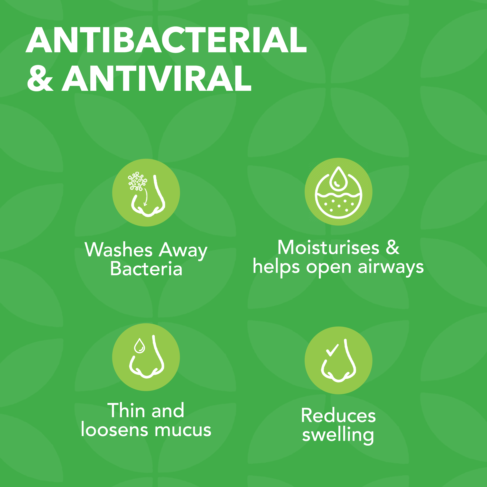 Rescue Natural Saline Nasal Spray with Essential Oils 45ml