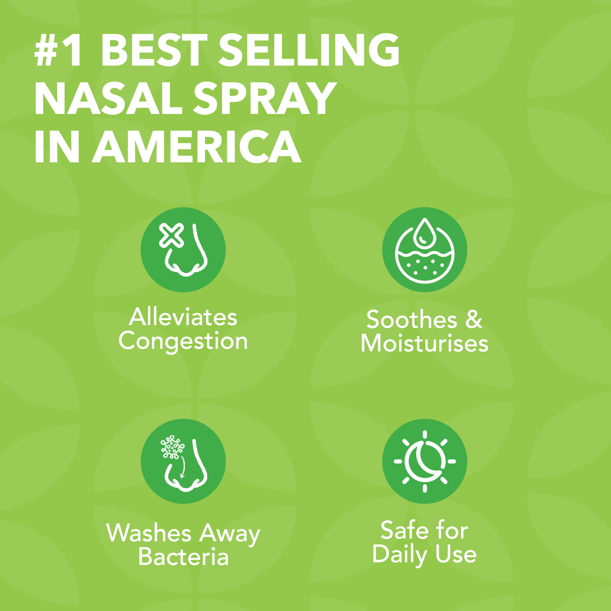 Natural Saline Sinus Nasal Spray with Xylitol 45ml