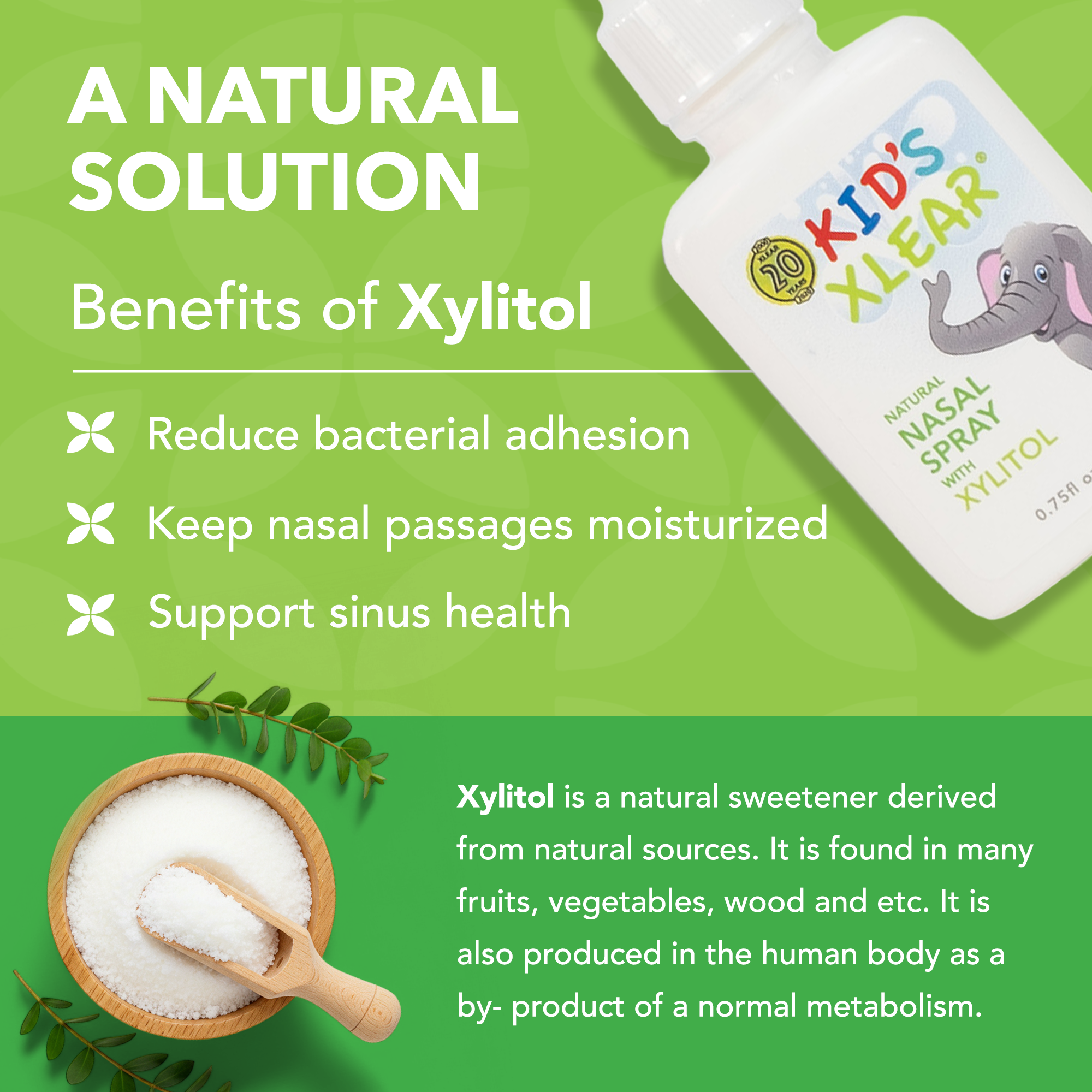 Kids Natural Saline Sinus Nasal Spray 22ml