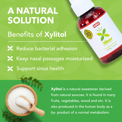 MAX Natural Saline Nasal Spray with Capsicum and Xylitol 45ml